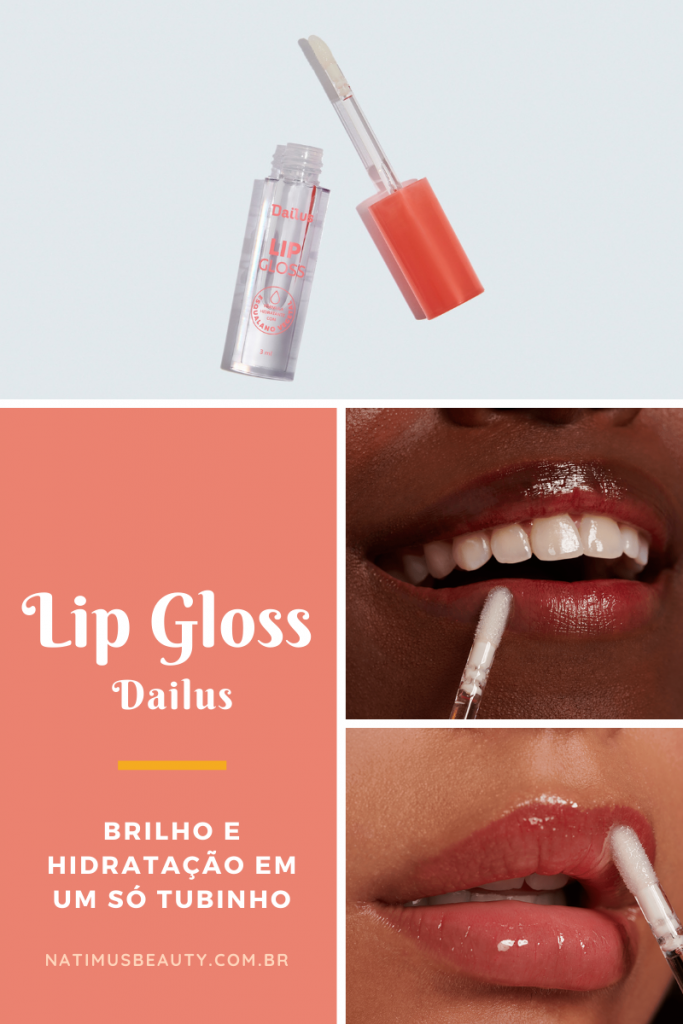 Conforto e efeito brilhante é a aposta do lip gloss da Dailus.