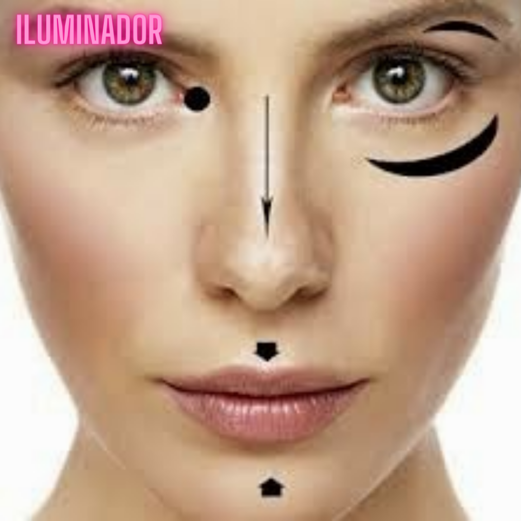 Dicas de maquiagem para disfarçar a cara de sono. Use iluminador para destacar partes do rosto.Natimus Beauty Blog.