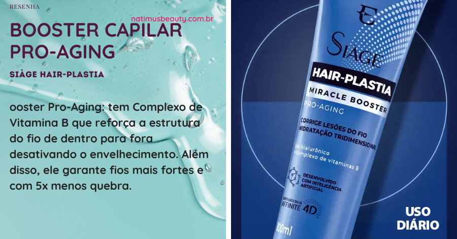 Booster Capilar Hair-Plastia Pro-Aging, 100 ml. Natimus Beauty Blog.