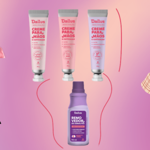 Novos produtos para autocuidado de unhas da DAILUS