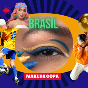 Maquiagem DAILUS para torcer pelo Brasil