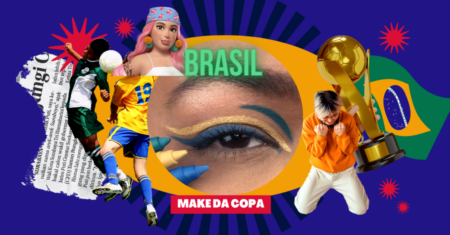 Maquiagem DAILUS para torcer pelo Brasil