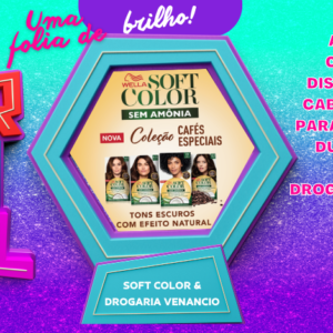 Soft Color realiza ação de carnaval com Drogarias Venancio