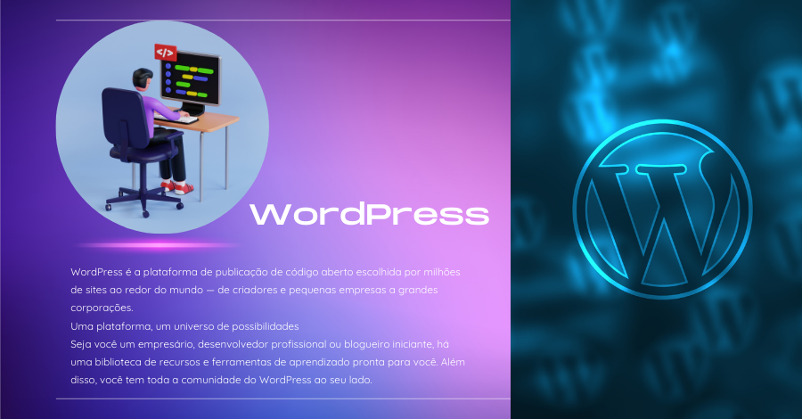 WordPress um plataforma, um universo de possibilidades. Seja você um empresário, desenvolvedor profissional ou blogueiro iniciante, há uma biblioteca de recursos e ferramentas de aprendizado pronta para você. Além disso, você tem toda a comunidade do WordPress ao seu lado.