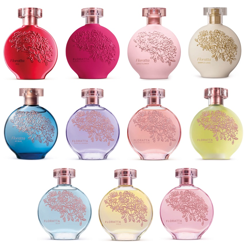 Floratta é uma linha que busca na delicadeza das flores as melhores combinações. É romântica, delicada e inspirada no universo floral. Suas fragrâncias puras e apaixonantes são ideais para mulheres confiantes e modernas que desejam despertar o seu lado mais espontâneo no romance.
