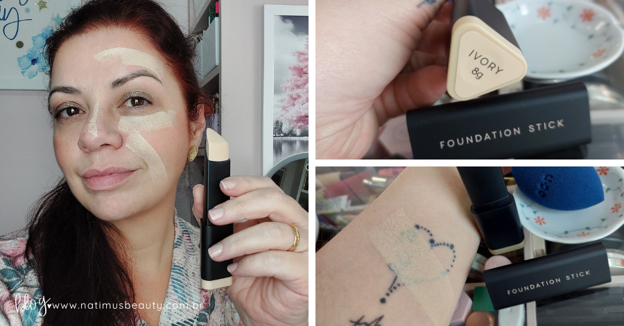 Base em Bastão Clara Semi-Matte - Foundation Stick Ivory Océane Edition 8g