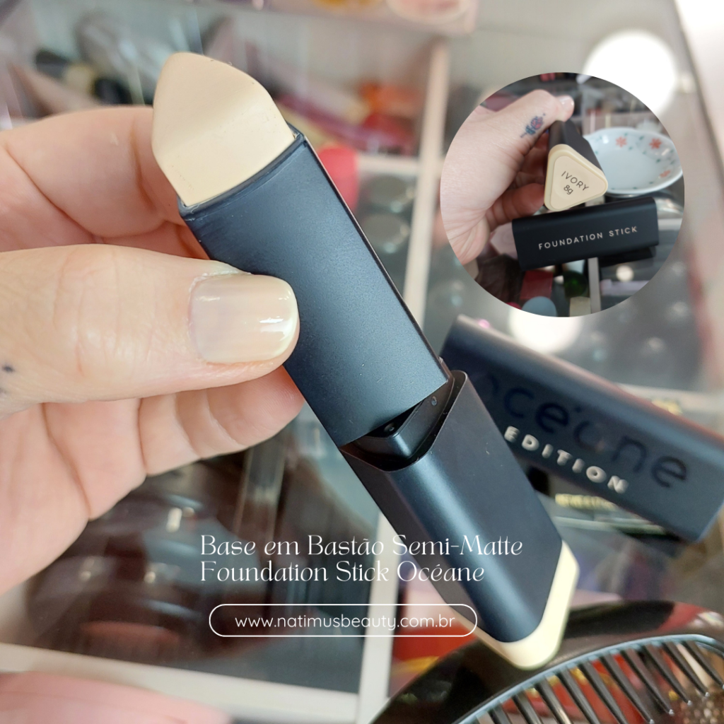 Océane Base em Bastão Semi-Matte Foundation Stick