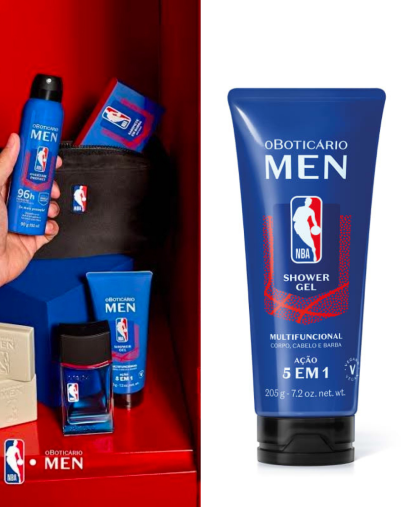 Sabonete em Barra e Shower Gel Dois produtos com explosão de frescor para limpeza e proteção e autocuidado.