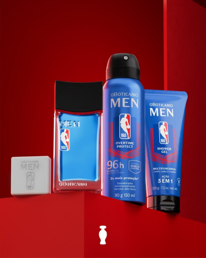 O Boticário Men se une a uma marca favorita para os apaixonados por basquete: NBA.