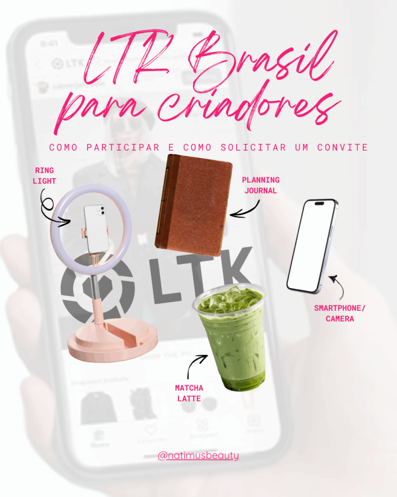Quer entrar na LTK Brasil? Veja como funciona e garanta seu convite. Monetize seu conteúdo com as marcas que você ama, usando as estratégias e tecnologia da LTK, e cresça junto de uma comunidade global de Criadores de todos os nichos.