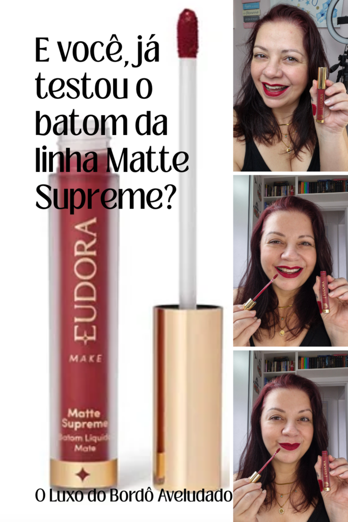 O Batom Matte Supreme é um excelente investimento para quem busca um item de maquiagem com performance profissional. Ele entrega cor, luxo e durabilidade em um único frasco.