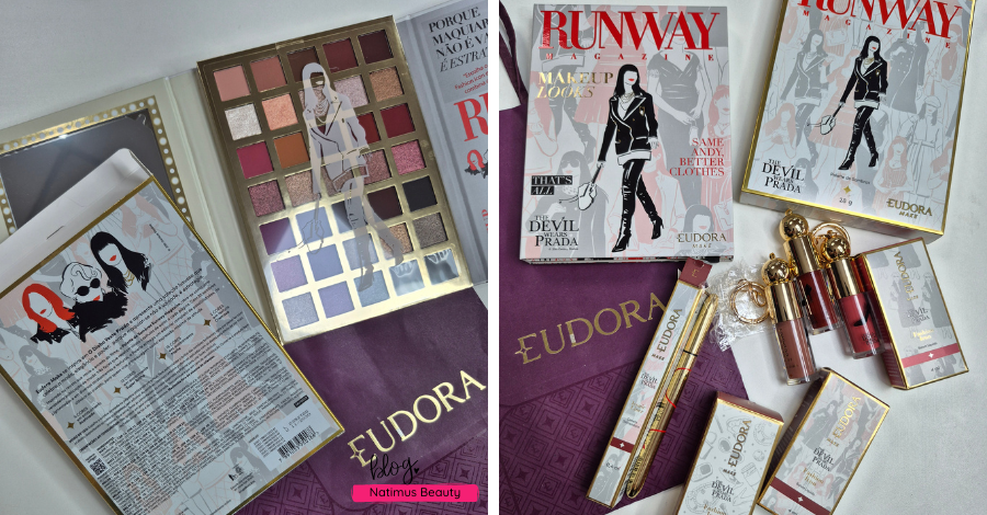 A elegância da Runway encontrou o brilho de Eudora! Garanta sua make fashionista e conheça a coleção de Eudora com 'O Diabo Veste Prada'.